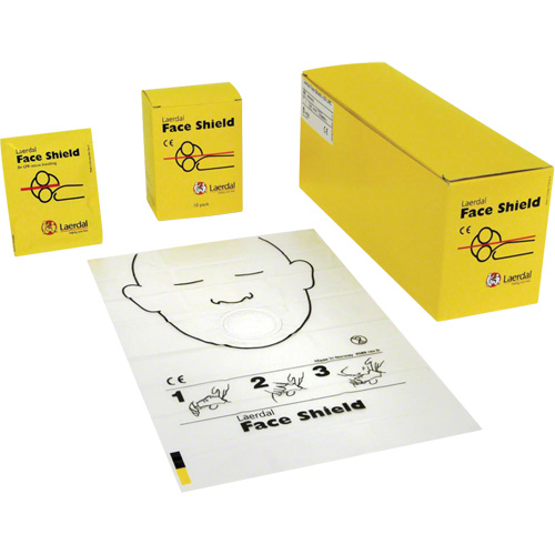  SHG033 Laerdal&reg; Face Shield, Single Use Faceshield, Class 1/Class 2