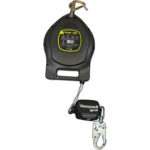 PIP Global Safety MFS-LES1-02/50FT Falcon+ Edge Self-Retracting Lifeline, 50', Galvanized Steel, Swivel