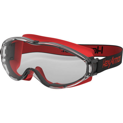 Hexarmor 12-10008-04 Lunettes de s&eacute;curit&eacute; LT300 TruShieldS OTG, Lentille Transparent, Antibu&eacute;e/Anti-&eacute;gratignures, ANSI Z87+/R&eacute;pond ou surpasse la norme CSA Z94.3