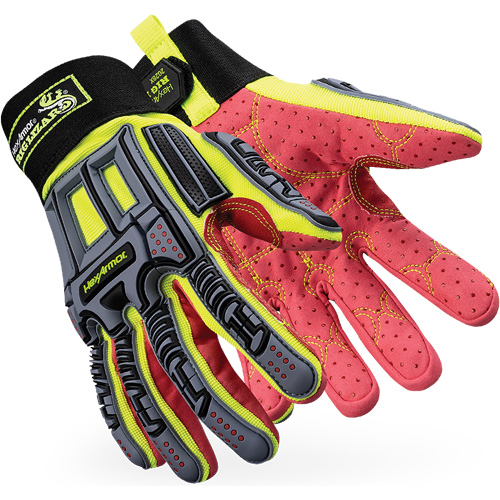 Hexarmor 2028X-XL (10) Gants r&eacute;sistants aux coupures Rig Lizard 2028X, 10/T-Grand, Paume en Synth&eacute;tique/PEHP, Poignet &eacute;lastique/Boucle et crochet