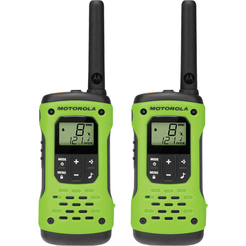 Motorola T600-C Radios bidirectionnelles TalkAbout T600 s&eacute;rie H2O, Bande FRS/GMRS, 22 canaux, Port&eacute;e 56 km