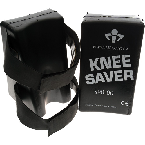 Impacto 89000000000 Knee Saver Strain Reliever, Hook and Loop Style, Foam Caps, Foam Pads