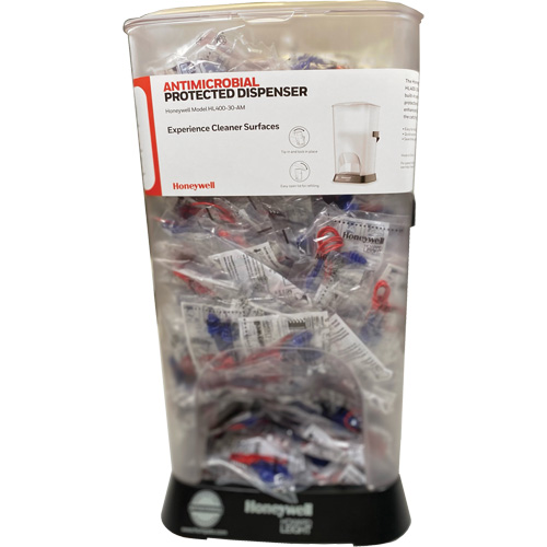 PIP Global Safety HL400-DPAS-30R-AM HL400 AM Corded Earplug Dispenser with AS-30R Earplugs Canister
