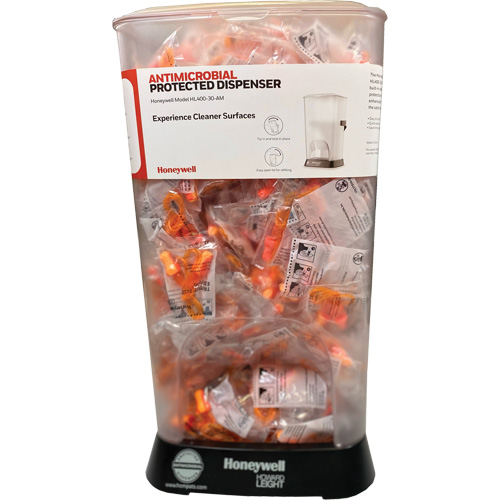 PIP Global Safety HL400-TFPLUS-30-AM HL400 AM Corded Earplug Dispenser with TFP-30 Earplugs Canister