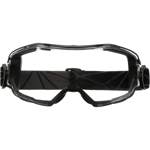 3M GG6001SGAF-BLK Lunettes de protection GoggleGear s&eacute;rie 6000, Lentille Transparent, Antibu&eacute;e, Ventilation Indirecte