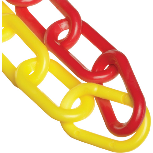 Mr. Chain 50037-100 Plastic Safety Chain, Red/Yellow