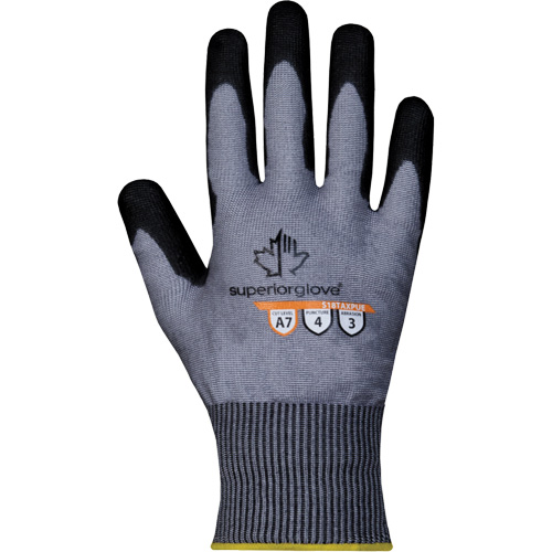Superior Glove Works Ltd. S18TAXPUE-6 Gants r&eacute;sistant &agrave; la coupe S18TAXPUE, Taille 6, Calibre 18, Rev&ecirc;tement Polyur&eacute;thane, Enveloppe en TenActiv, ASTM ANSI niveau A7