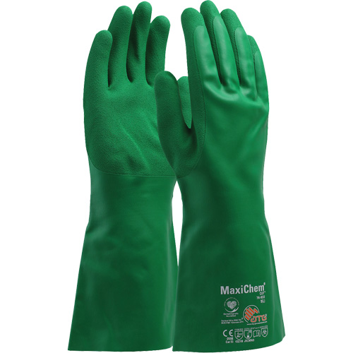 PIP Global Safety GP76833/XXL ATG MaxiChem&reg; Cut Chemical-Resistant Gloves, Size 2X-Large, 14" L, Nitrile