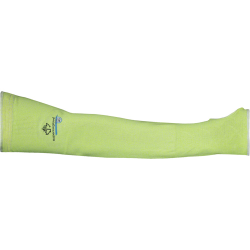 Superior Glove Works Ltd. KTAH1T18TH-L KTAH1T Safety Sleeve with Thumbholes, TenActiv, 18", ASTM ANSI Level A5, High Visibility Lime