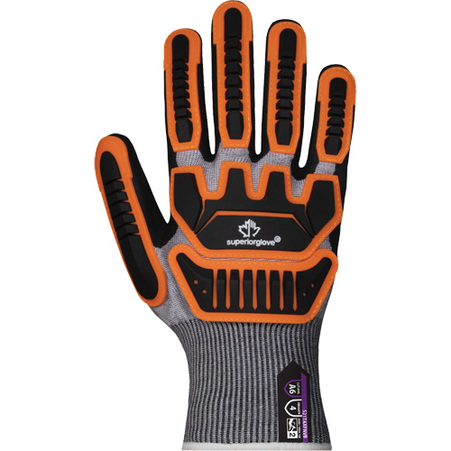 Superior Glove Works Ltd. S21TAXFNVB-10 S21TAXFNVB Impact & Cut Resistant Gloves, Size 10, Foam Nitrile Coated, TenActiv Shell, ASTM ANSI Level A6