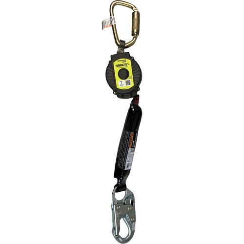 PIP Global Safety MTL-OHW1-01/6FT Miller TurboLite+ Personal Fall Limiter, 6', Web, Stationary