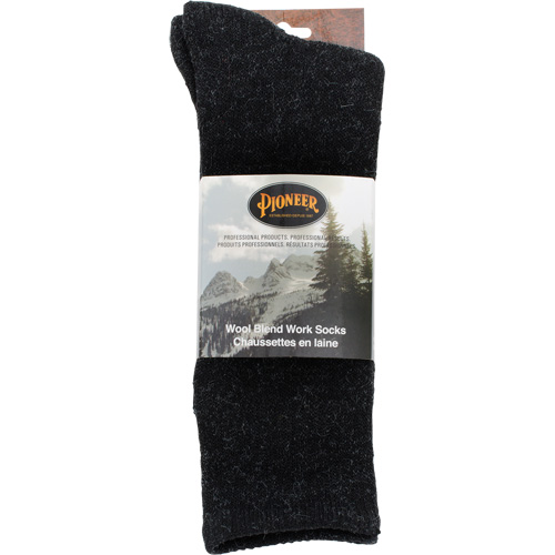 Pioneer V4800370-O/S 124B Thermal Socks, Unisex, One Size, Black, Wool Blend