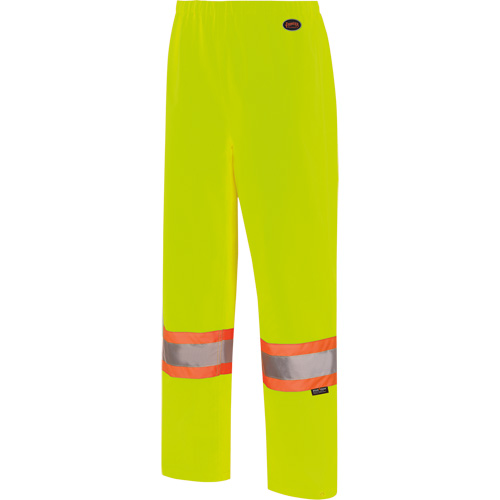 Pioneer V1081660-XS 5629W Women's Waterproof Bib Pants, Polyester/Polyurethane, X-Small, High Visibility Lime-Yellow