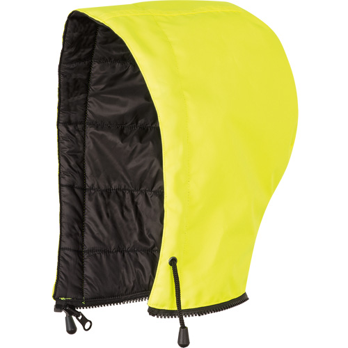 Pioneer V1140461-O/S 5771H Capuchon pour manteau de s&eacute;curit&eacute; haute visibilit&eacute; r&eacute;versible, Jaune lime haute visibilit&eacute;, Nylon/Polyester