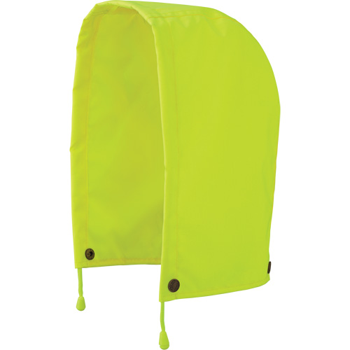 Pioneer V1200360-O/S 5401H Capuchon pour manteau de s&eacute;curit&eacute; imperm&eacute;able haute visibilit&eacute; ind&eacute;chirable en 300D trilob&eacute;, Jaune lime haute visibilit&eacute;, Polyester