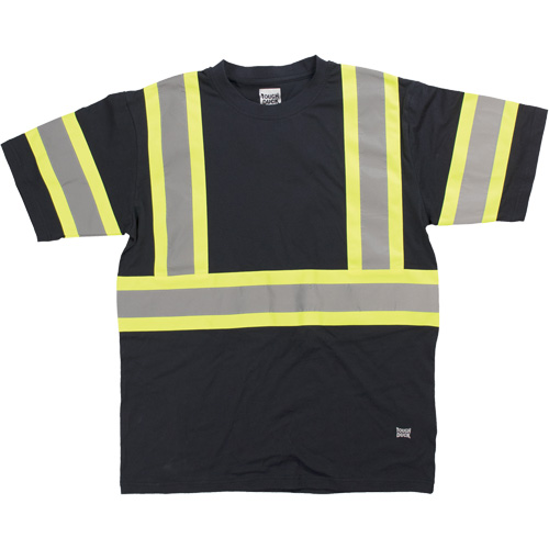 Tough Duck ST112-BLACK-5XL Chemise de s&eacute;curit&eacute; &agrave; manches courtes, Coton, 5T-Grand, Noir