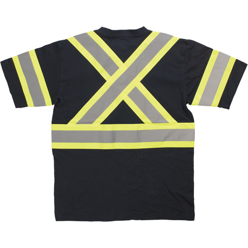 Tough Duck ST112-BLACK-5XL Chemise de s&eacute;curit&eacute; &agrave; manches courtes, Coton, 5T-Grand, Noir