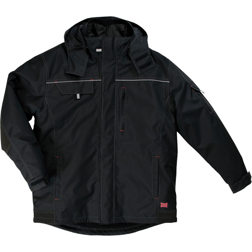 Tough Duck WJ141-BLACK-XL Waterproof Oxford 3-in-1 Parka, Men's, X-Large, Black