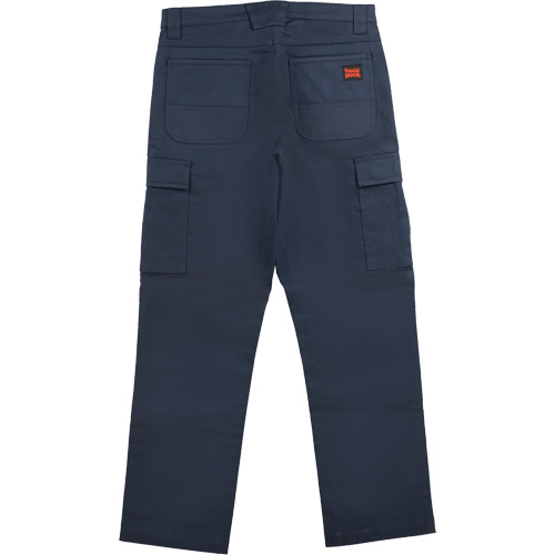 Tough Duck WP101-NAVY-14 WP101 Work Pants, Cotton/Spandex, Navy Blue, Size 14, 32 Inseam