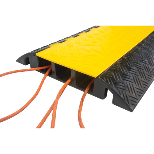 Zenith Safety Products SHJ533 Polyurethane Cable Protector, 5 Channels, 35.43" L x 19.69" W x 2" H