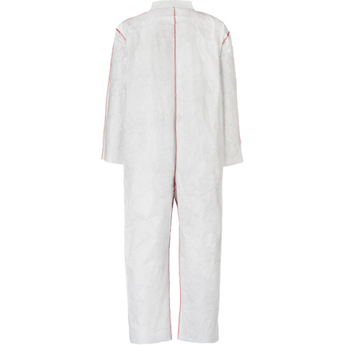 Dupont Personal Protection ST120SWHMD002500 SFR Coveralls with Collar, Medium, White, Tyvek&reg; 400