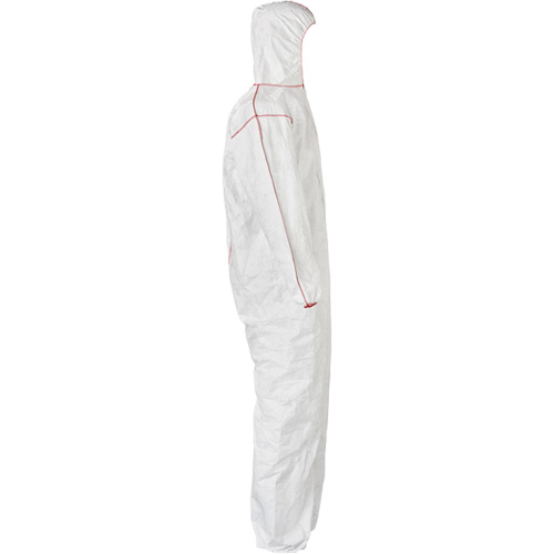Dupont Personal Protection ST127SWH7X002500 SFR Coveralls with Hood, 7X-Large, White, Tyvek&reg; 400