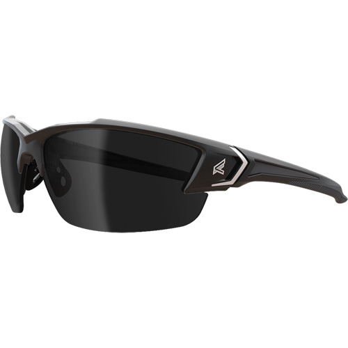 Edge Safety Eyewear SDK116-G2 Khor G2 Safety Glasses, Grey/Smoke Lens, Polarized/Vapour Barrier, ANSI Z87+/Meets/Exceeds CSA Z94.3