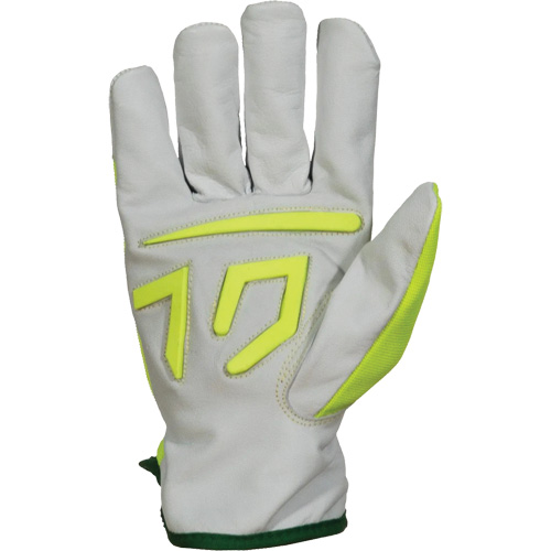 Superior Glove Works Ltd. 378GTXHVL-L Endura&reg; High-Visibility Cut-Resistant Driver's Gloves, Size Large, 21 Gauge, Goatskin Shell, ASTM ANSI Level A6