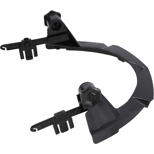 MSA 10154604 Support PBT V-Gard pour casques MSA &agrave; fente et bordure compl&egrave;te sans contr&ocirc;le des d&eacute;bris