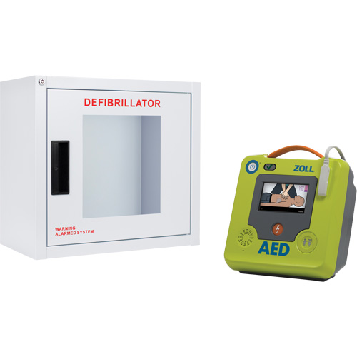 Zoll SHJ775 Ensemble armoire murale et d&eacute;fibrillateur AED 3, Semi-automatique, Anglais, Classe 4