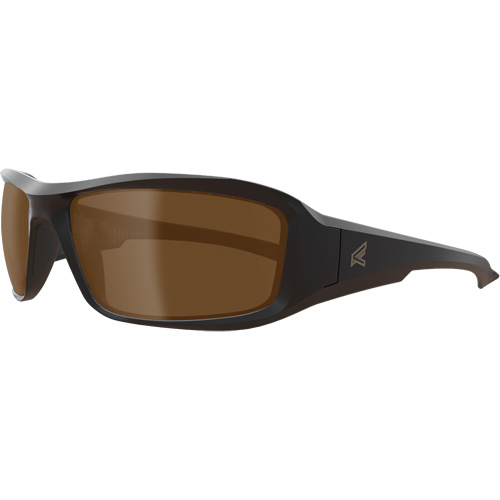Edge Safety Eyewear TXB235 Brazeau Safety Glasses, Copper Lens, Anti-Scratch/Polarized, ANSI Z87+/MCEPS GL-PD 10-12/Meets/Exceeds CSA Z94.3