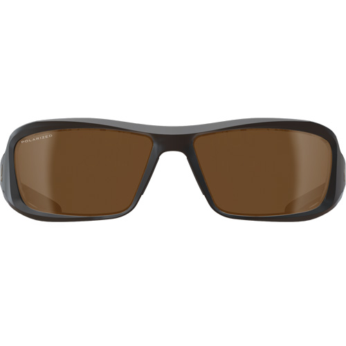 Edge Safety Eyewear TXB235 Brazeau Safety Glasses, Copper Lens, Anti-Scratch/Polarized, ANSI Z87+/MCEPS GL-PD 10-12/Meets/Exceeds CSA Z94.3