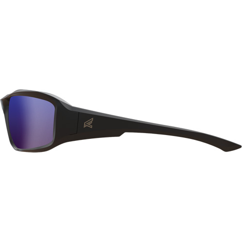 Edge Safety Eyewear TXBAP238 Brazeau Safety Glasses, Blue Mirror Lens, Anti-Scratch/Polarized, ANSI Z87+/MCEPS GL-PD 10-12/Meets/Exceeds CSA Z94.3
