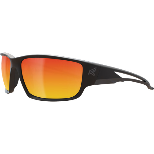 Edge Safety Eyewear SKAP119 Lunettes de s&eacute;curit&eacute; Kazbek, Lentille Rouge/Miroir, Anti-&eacute;gratignures, ANSI Z87+/MCEPS GL-PD 10-12/R&eacute;pond ou surpasse la norme CSA Z94.3