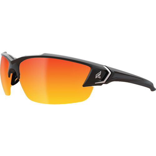 Edge Safety Eyewear SDKAP119-G2 Lunettes de s&eacute;curit&eacute; Khor G2, Lentille Rouge/Miroir, Anti-&eacute;gratignures, ANSI Z87+/MCEPS GL-PD 10-12/R&eacute;pond ou surpasse la norme CSA Z94.3
