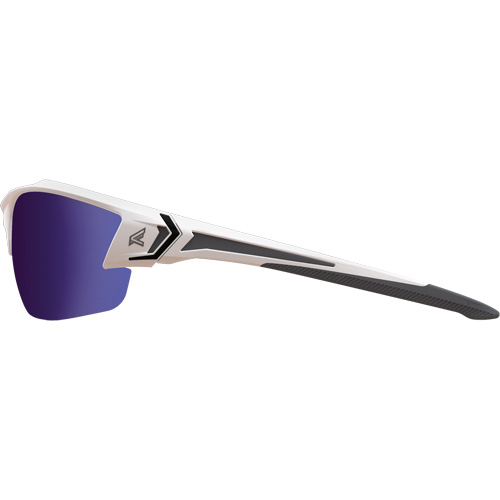 Edge Safety Eyewear TSDKAP248-G2 Lunettes de s&eacute;curit&eacute; Khor G2, Lentille Miroir bleu, Anti-&eacute;gratignures/Polaris&eacute;, ANSI Z87+/MCEPS GL-PD 10-12/R&eacute;pond ou surpasse la norme CSA Z94.3