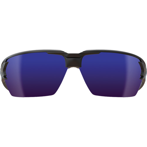 Edge Safety Eyewear XPAP418 Pumori Safety Glasses, Blue Mirror Lens, Anti-Scratch, ANSI Z87+/MCEPS GL-PD 10-12/Meets/Exceeds CSA Z94.3