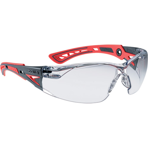 Bollé Safety RUSHPSPSIS Petites lunettes de s&eacute;curit&eacute; Rush+, Lentille Transparent, Antibu&eacute;e/Anti-&eacute;gratignures