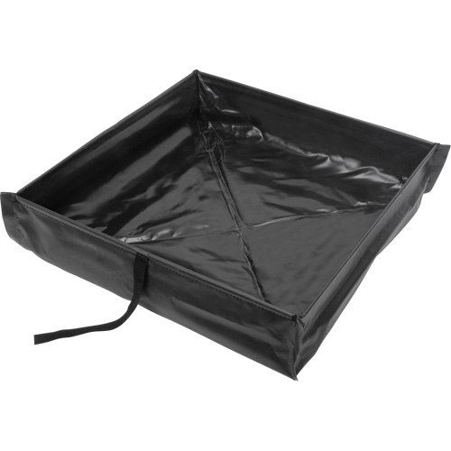 Zenith Safety Products SHK112 Collapsible Roll-Up Spill Berm, 60 US gal. Capacity, 4' W x 4' L x 6" H