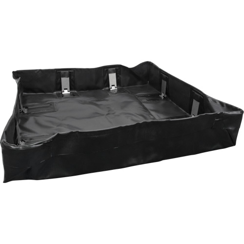 Zenith Safety Products SHK118 Collapsible Berm, 179 US gal. Capacity, 6' W x 8' L x 6" H, Snap-Up Bracket