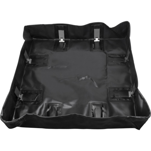 Zenith Safety Products SHK118 Collapsible Berm, 179 US gal. Capacity, 6' W x 8' L x 6" H, Snap-Up Bracket