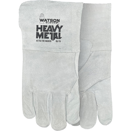 Watson Gloves 2754 The Hacker Welding Gloves, Split Cowhide, Size One Size