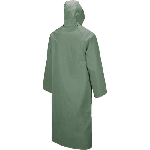 WASIP LTD. R814G30 Manteau long avec capuchon d&eacute;tachable Hurricane 851, Moyen, Vert