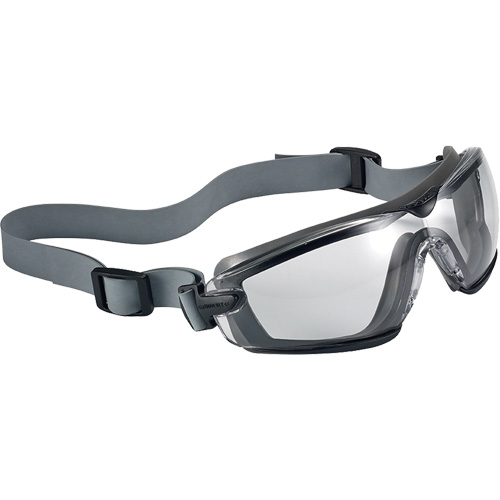 Bollé Safety COBTPRPSI Cobra TPR Compact Safety Goggles, Clear Lens, Anti-Fog/Anti-Scratch, Closed Vent