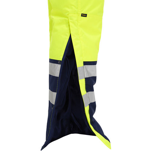 PIP Global Safety PC318M6452T-LY/S Bisley&reg; Extreme Cold Bib Overall, Polyester, Small, High Visibility Lime-Yellow