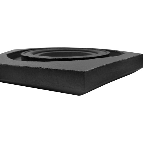 Produits de sécurité Zenith SHK615 Base de canaliseur en caoutchouc, 15 lb