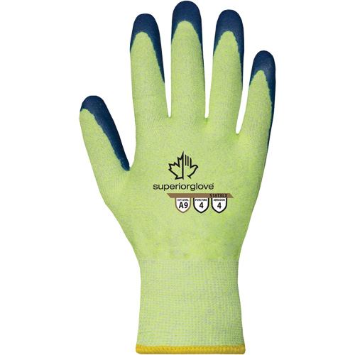 Superior Glove Works Ltd. S18TXLX-12 Gants haute visibilit&eacute; r&eacute;sistants &agrave; la coupe S18TXLX, Taille 12/3T-Grand, Calibre 18, Rev&ecirc;tement Latex, Enveloppe en TenActiv, ASTM ANSI niveau A9