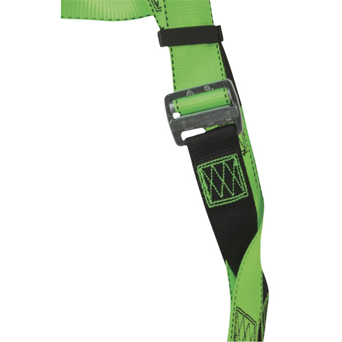 Peakworks V8002020 FBH-10000L Contractor Series Safety Harness, CSA Certified, Class AL, 400 lbs. Cap.