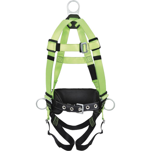 Peakworks V8255222 FBH10000A1020-M Contractor Series Safety Harness, CSA Certified, Class AP, Medium