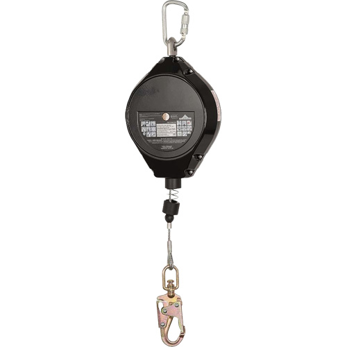 Peakworks V845633060LE SRL-73302-60LE Self-Retracting Lifeline, 60', Galvanized Steel, Swivel